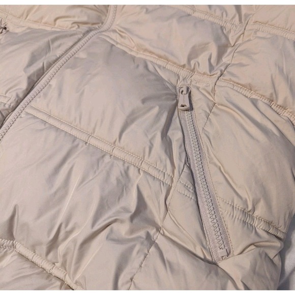 Bernardo Women's Hooded Puffer Long Coat Jacket Cream Beige Eggshell Size 2XL - Picture 6 of 16